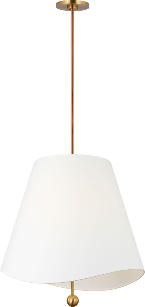 Visual Comfort Studio - KSP1224BBS - Four Light Hanging Shade - Beauvoir - Burnished Brass | Burnished Brass