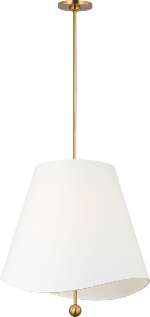 Visual Comfort Studio - KSP1224BBS - Four Light Hanging Shade - Beauvoir - Burnished Brass | Burnished Brass