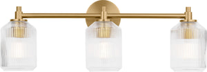 Visual Comfort Studio - CV1093BBS - Three Light Bath - Barstow - Burnished Brass | Burnished Brass