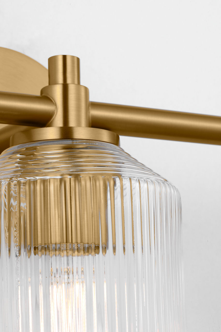 Visual Comfort Studio - CV1093BBS - Three Light Bath - Barstow - Burnished Brass | Burnished Brass