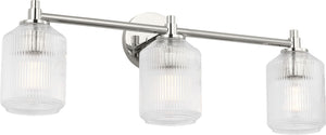 Visual Comfort Studio - CV1093PN - Three Light Bath - Barstow - Polished Nickel | Polished Nickel