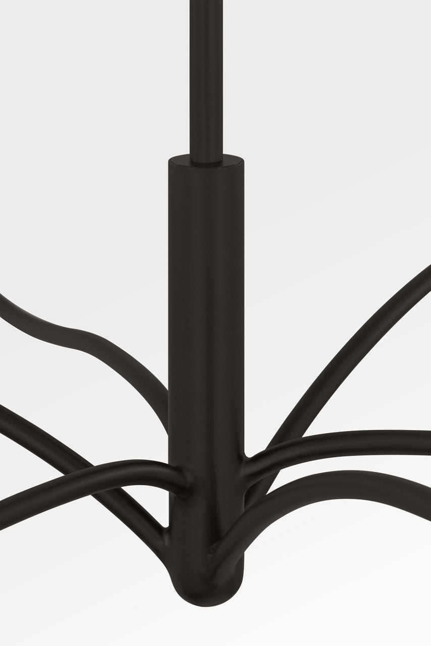 Visual Comfort Studio - AC1226AI - Six Light Chandelier - Chatsworth - Aged Iron | Aged Iron
