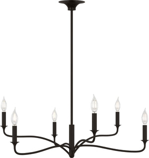 Visual Comfort Studio - AC1226AI - Six Light Chandelier - Chatsworth - Aged Iron | Aged Iron