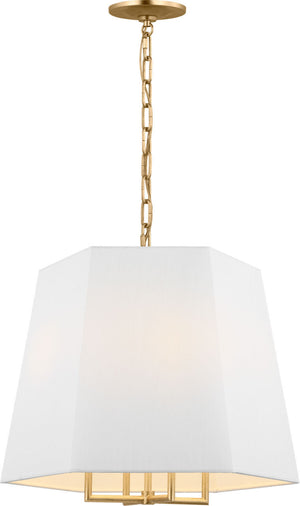 Visual Comfort Studio - PCP1024GD - Four Light Hanging Shade - Lille - Gild | Gild