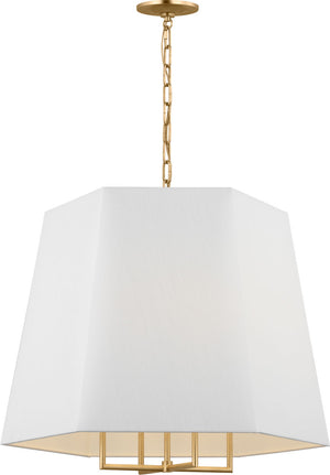 Visual Comfort Studio - PCP1004GD - Four Light Hanging Shade - Lille - Gild | Gild