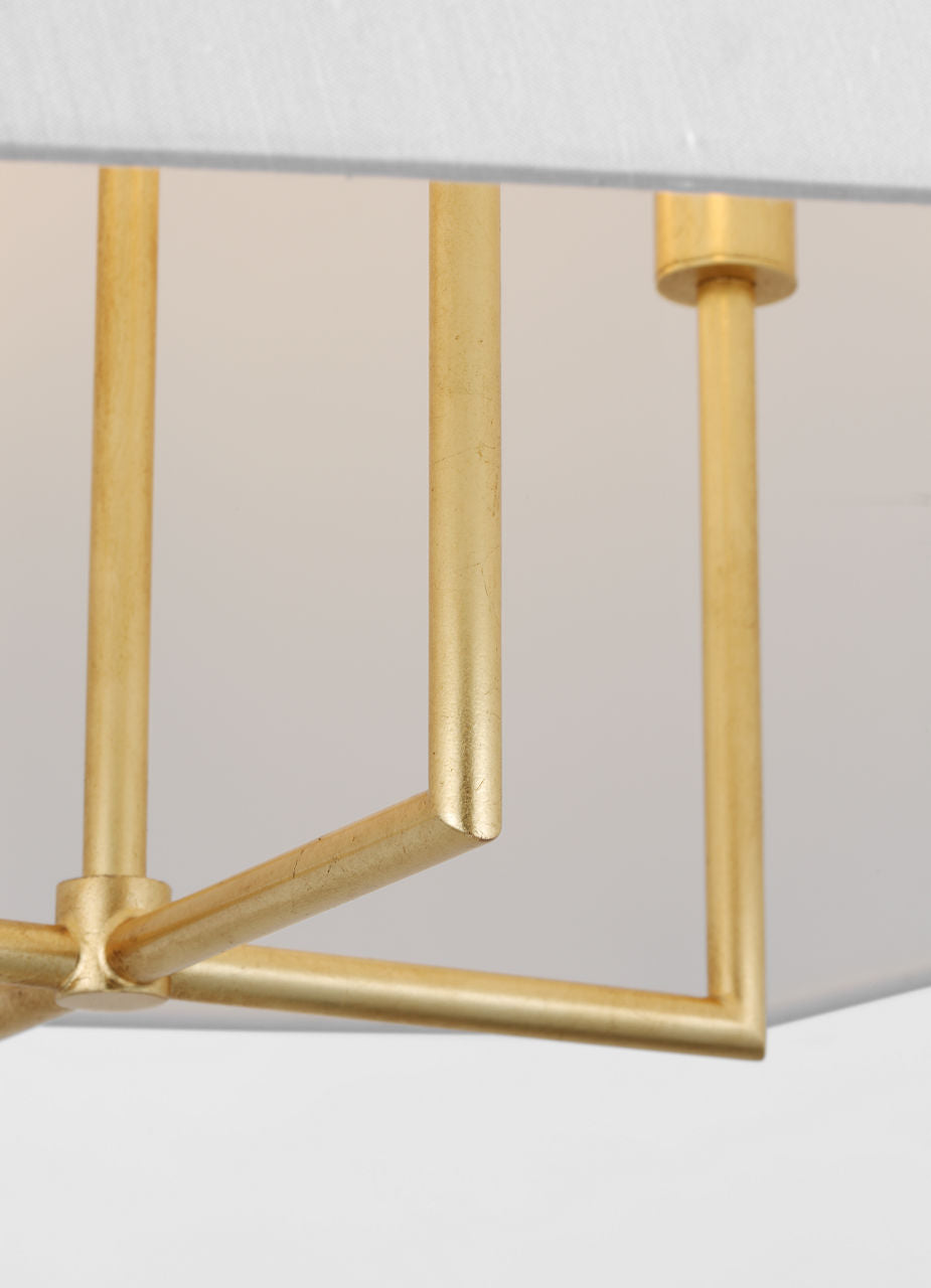 Visual Comfort Studio - PCP1004GD - Four Light Hanging Shade - Lille - Gild | Gild