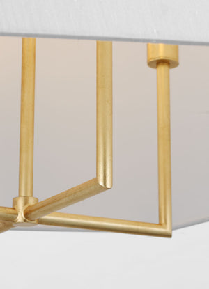 Visual Comfort Studio - PCP1004GD - Four Light Hanging Shade - Lille - Gild | Gild