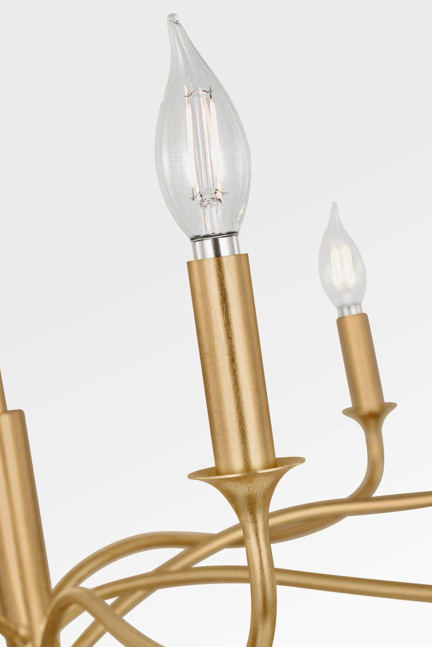 Visual Comfort Studio - AC1218GD - Eight Light Chandelier - Chatsworth - Gild | Gild