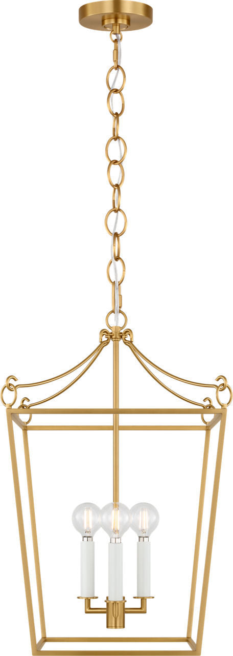 Visual Comfort Studio - KSC1183BBS - Three Light Lantern - Carlyle - Burnished Brass | Burnished Brass