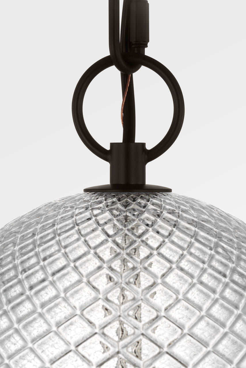 Visual Comfort Studio - AP1291AI - One Light Pendant - Lucinda - Aged Iron | Aged Iron