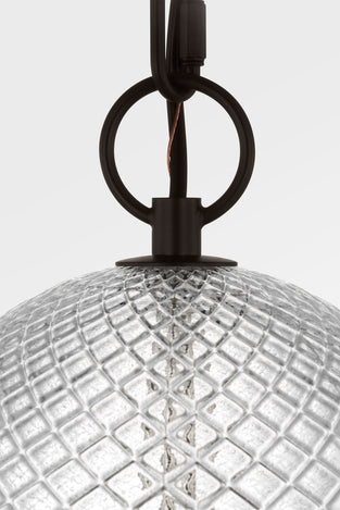 Visual Comfort Studio - AP1291AI - One Light Pendant - Lucinda - Aged Iron | Aged Iron