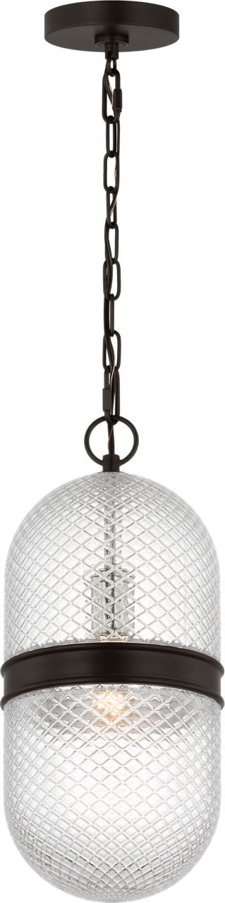Visual Comfort Studio - AP1291AI - One Light Pendant - Lucinda - Aged Iron | Aged Iron