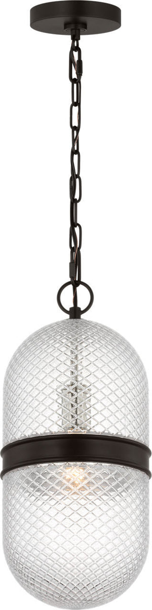 Visual Comfort Studio - AP1291AI - One Light Pendant - Lucinda - Aged Iron | Aged Iron