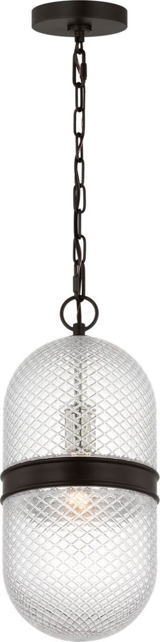 Visual Comfort Studio - AP1291AI - One Light Pendant - Lucinda - Aged Iron | Aged Iron