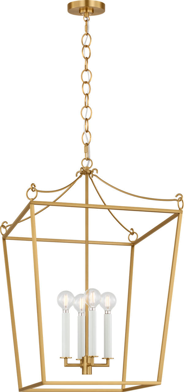 Visual Comfort Studio - KSC1174BBS - Four Light Lantern - Carlyle - Burnished Brass | Burnished Brass