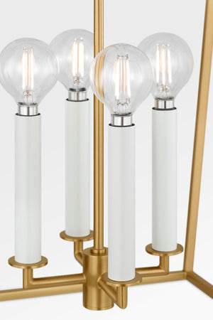 Visual Comfort Studio - KSC1174BBS - Four Light Lantern - Carlyle - Burnished Brass | Burnished Brass