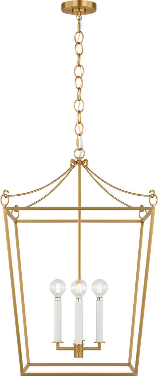 Visual Comfort Studio - KSC1174BBS - Four Light Lantern - Carlyle - Burnished Brass | Burnished Brass