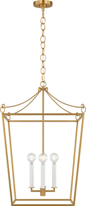 Visual Comfort Studio - KSC1174BBS - Four Light Lantern - Carlyle - Burnished Brass | Burnished Brass