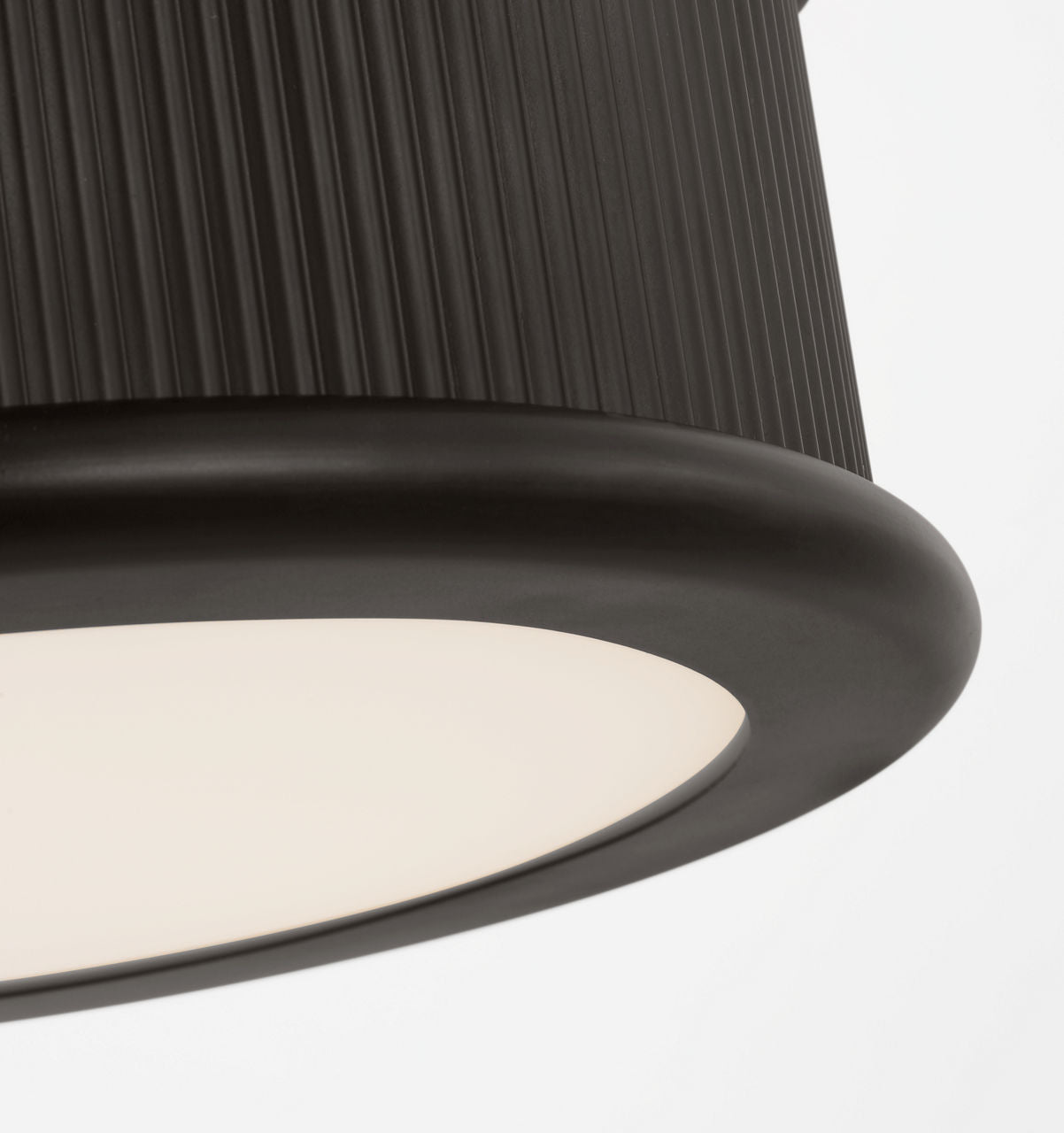 Visual Comfort Studio - PCF1033AI - Three Light Flush Mount - Ritz - Aged Iron | Aged Iron