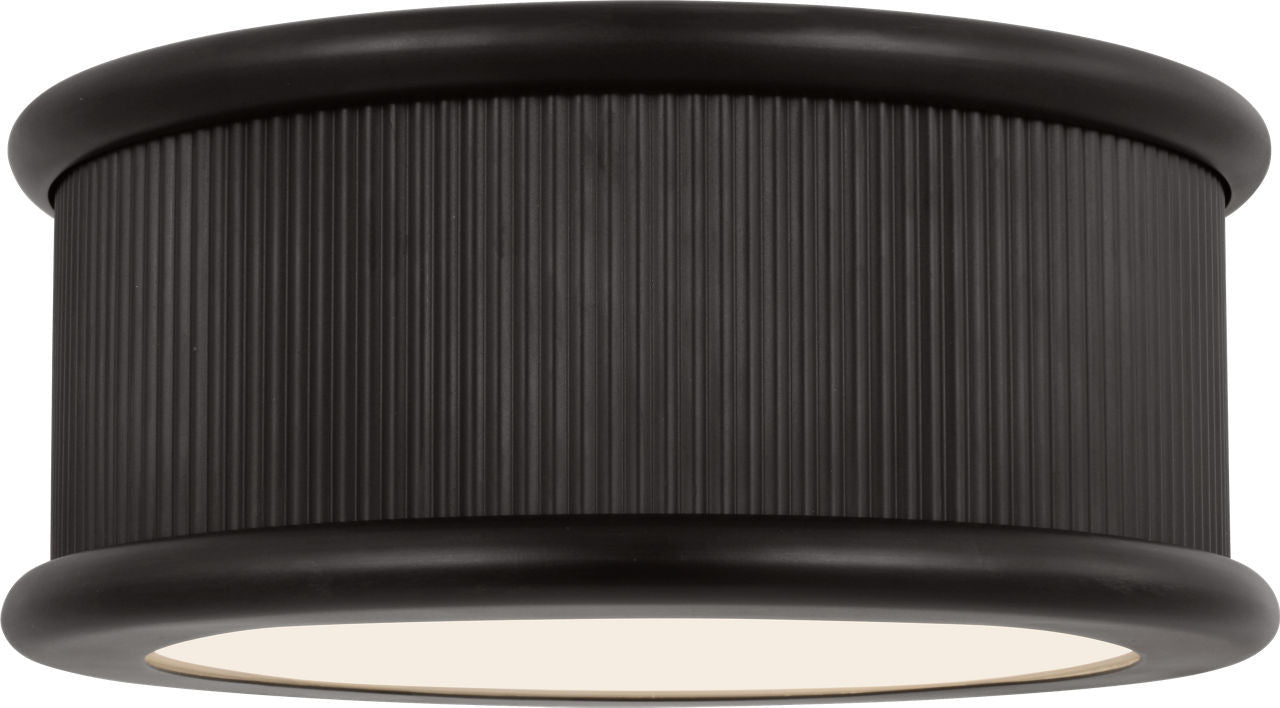 Visual Comfort Studio - PCF1033AI - Three Light Flush Mount - Ritz - Aged Iron | Aged Iron
