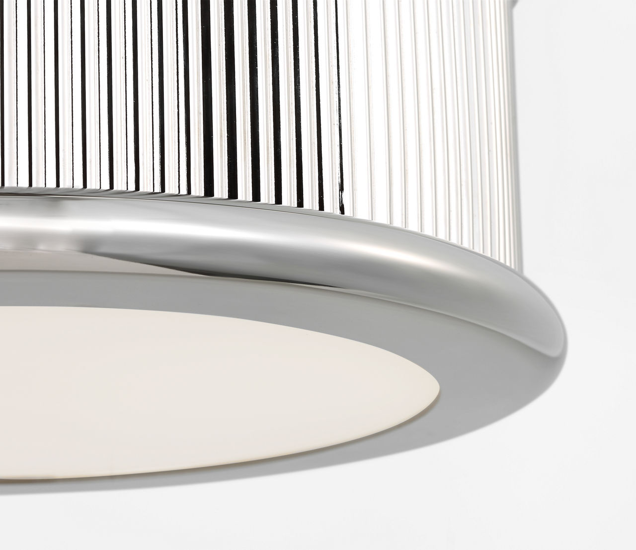 Visual Comfort Studio - PCF1033PN - Three Light Flush Mount - Ritz - Polished Nickel | Polished Nickel