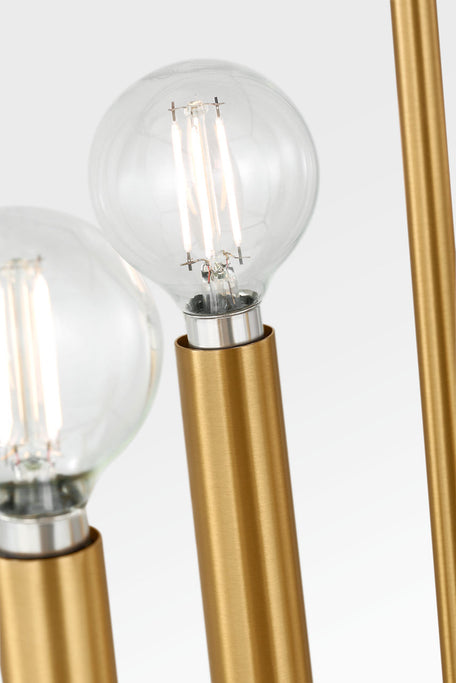 Visual Comfort Studio - KSC1194BBS - Four Light Lantern - Carlyle - Burnished Brass | Burnished Brass