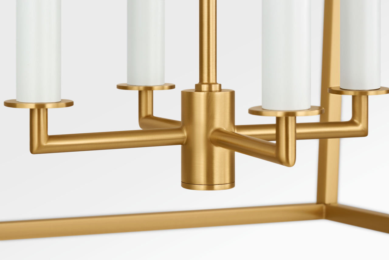 Visual Comfort Studio - KSC1194BBS - Four Light Lantern - Carlyle - Burnished Brass | Burnished Brass