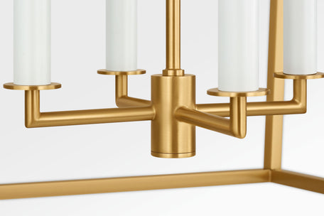 Visual Comfort Studio - KSC1194BBS - Four Light Lantern - Carlyle - Burnished Brass | Burnished Brass