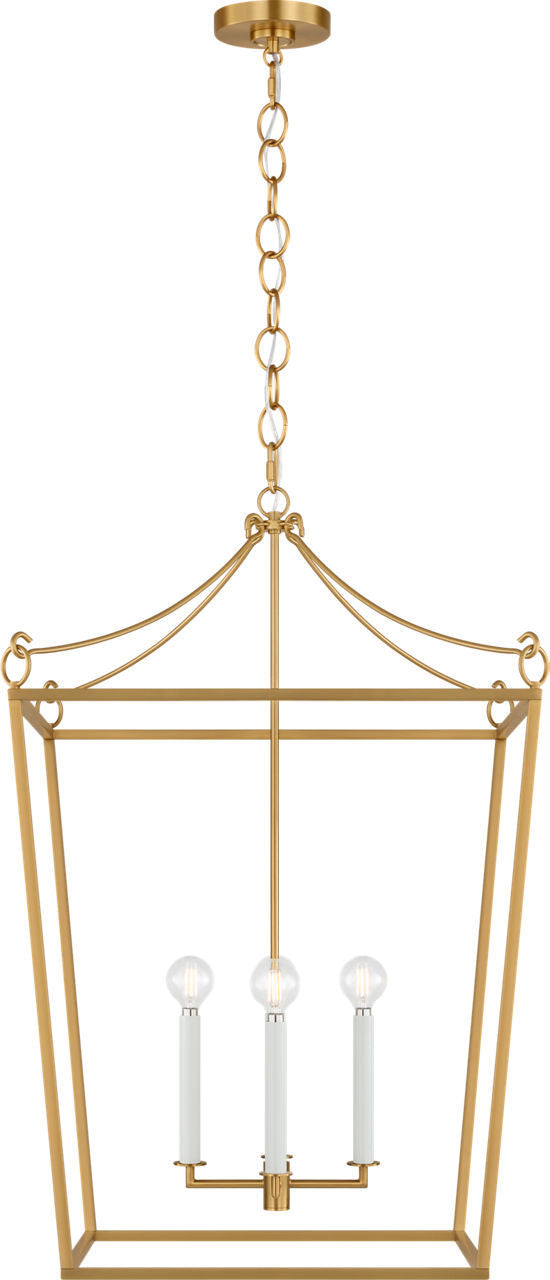 Visual Comfort Studio - KSC1194BBS - Four Light Lantern - Carlyle - Burnished Brass | Burnished Brass