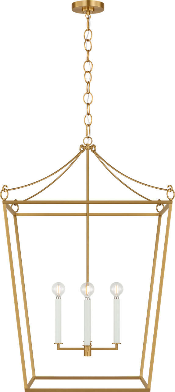 Visual Comfort Studio - KSC1204BBS - Four Light Lantern - Carlyle - Burnished Brass | Burnished Brass