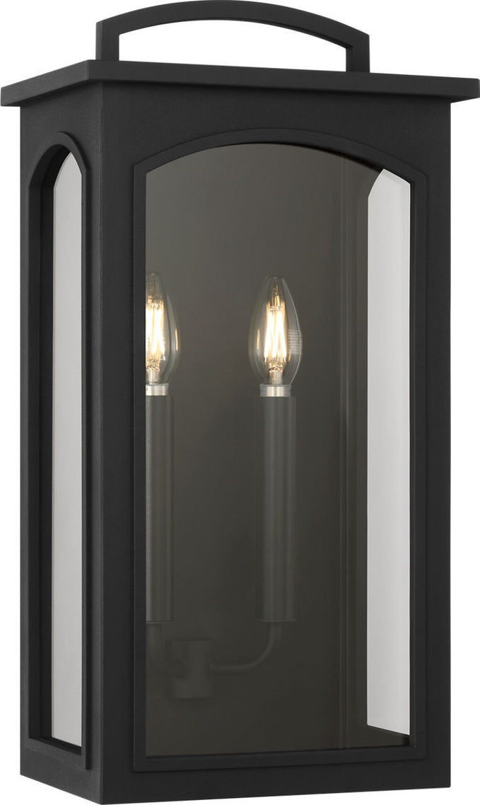 Visual Comfort Studio - CO1542TXB - Two Light Wall Lantern - Modesto - Textured Black | Textured Black