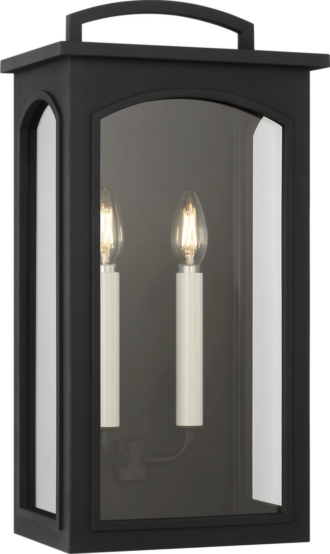Visual Comfort Studio - CO1542TXB - Two Light Wall Lantern - Modesto - Textured Black | Textured Black