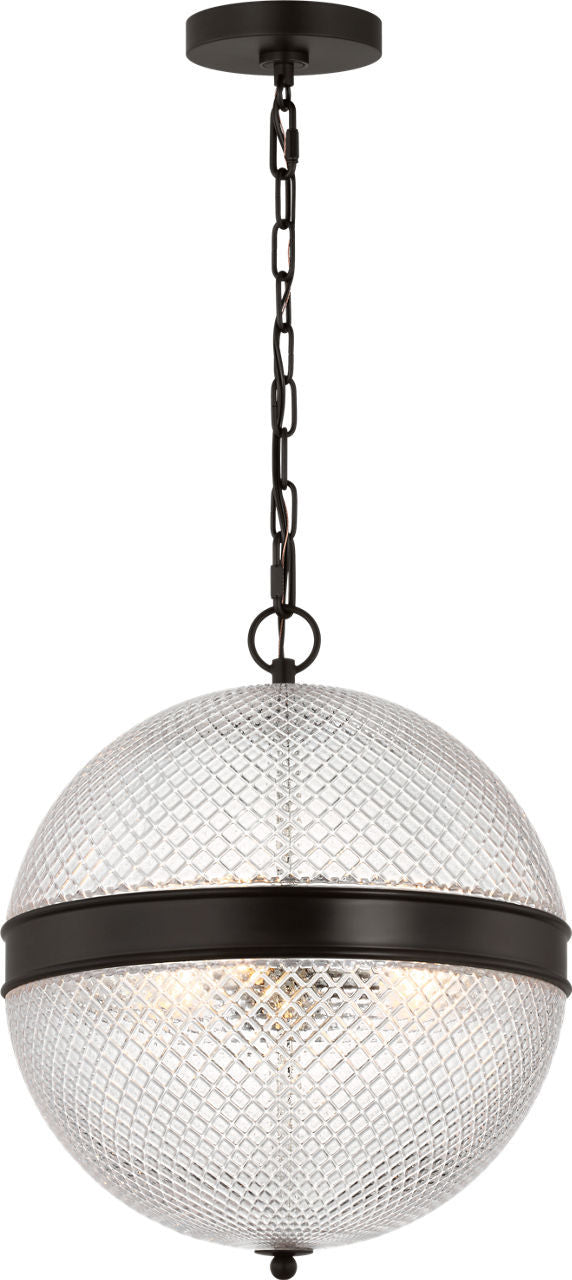 Visual Comfort Studio - AP1303AI - Three Light Pendant - Lucinda - Aged Iron | Aged Iron