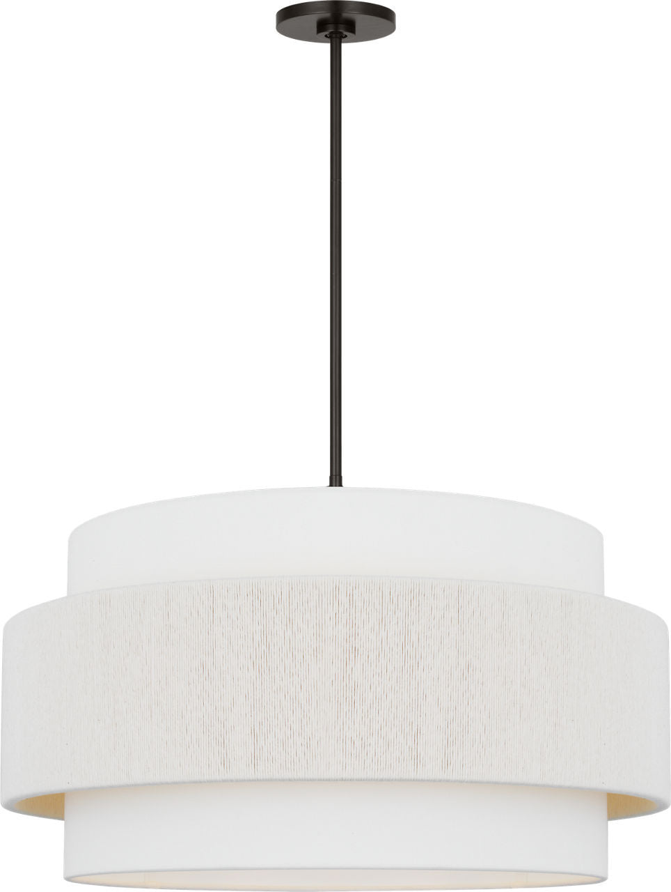 Visual Comfort Studio - EP1184AI - Four Light Hanging Shade - Belaro - Aged Iron | Aged Iron
