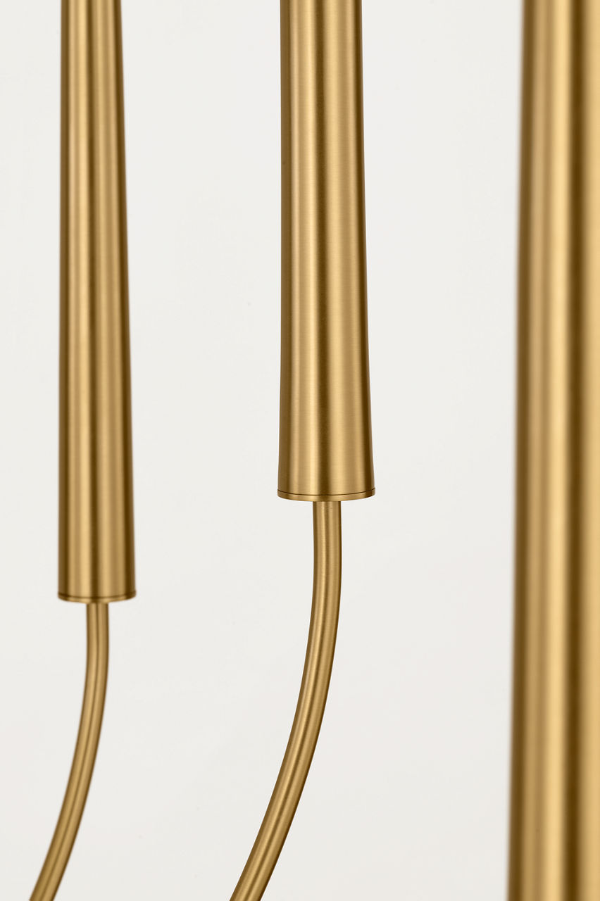Visual Comfort Studio - EC1198BBS - Eight Light Chandelier - Lois - Burnished Brass | Burnished Brass