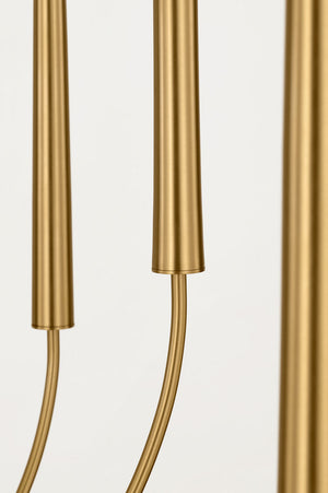 Visual Comfort Studio - EC1198BBS - Eight Light Chandelier - Lois - Burnished Brass | Burnished Brass