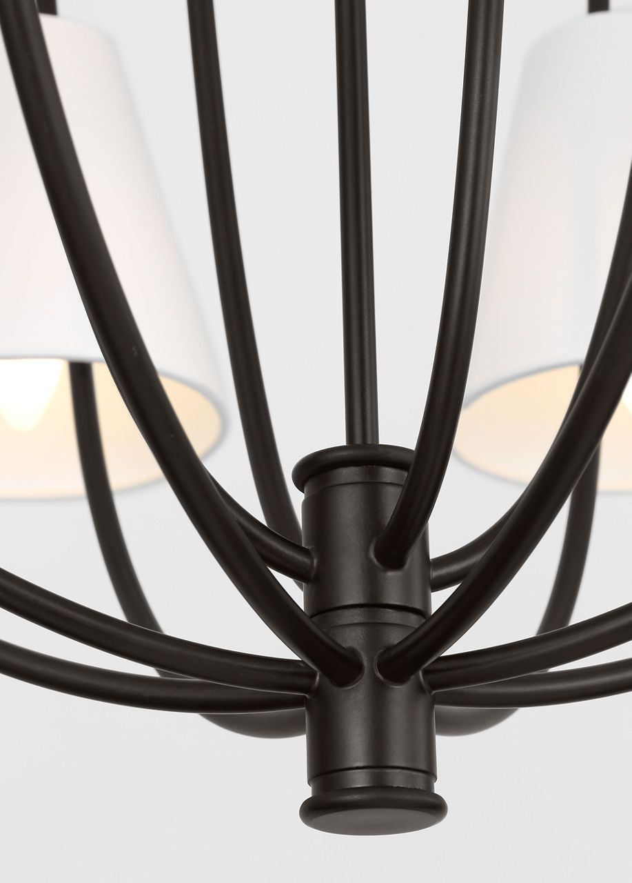 Visual Comfort Studio - CC18312AI - 12 Light Chandelier - Marina - Aged Iron | Aged Iron