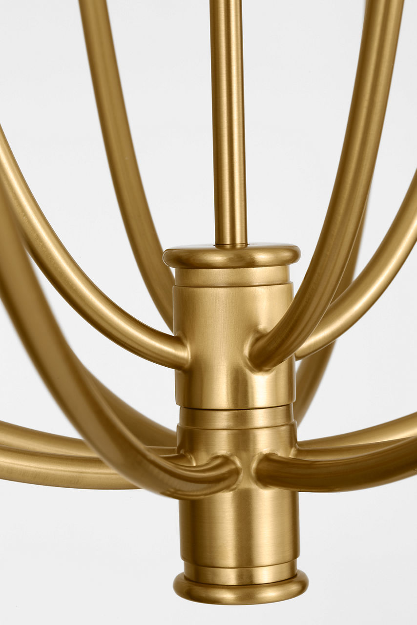 Visual Comfort Studio - CC18312BBS - 12 Light Chandelier - Marina - Burnished Brass | Burnished Brass