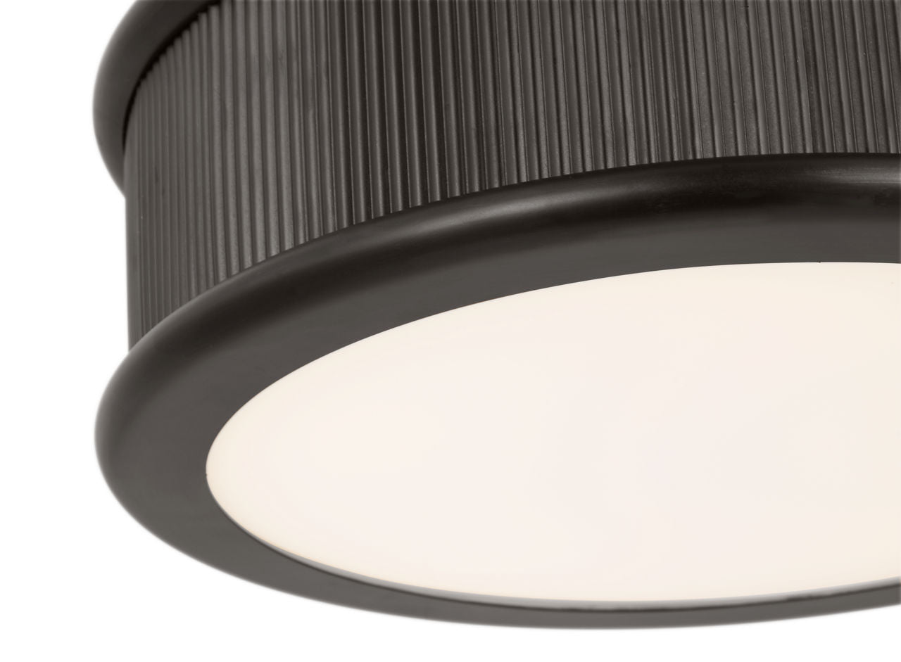 Visual Comfort Studio - PCF1025AI - Five Light Flush Mount - Ritz - Aged Iron | Aged Iron