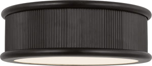 Visual Comfort Studio - PCF1025AI - Five Light Flush Mount - Ritz - Aged Iron | Aged Iron