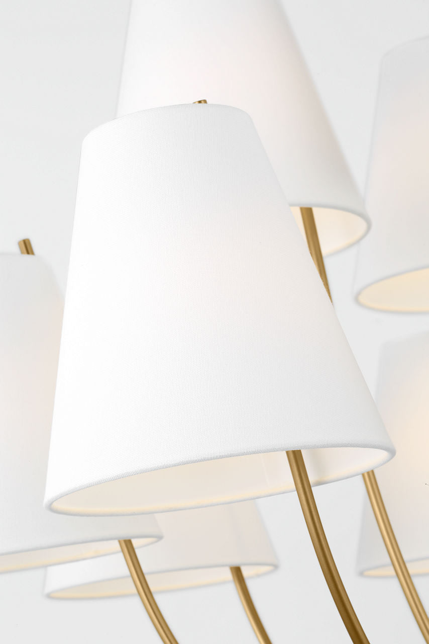 Visual Comfort Studio - CC18412BBS - 12 Light Chandelier - Marina - Burnished Brass | Burnished Brass