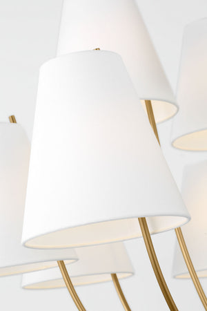 Visual Comfort Studio - CC18412BBS - 12 Light Chandelier - Marina - Burnished Brass | Burnished Brass