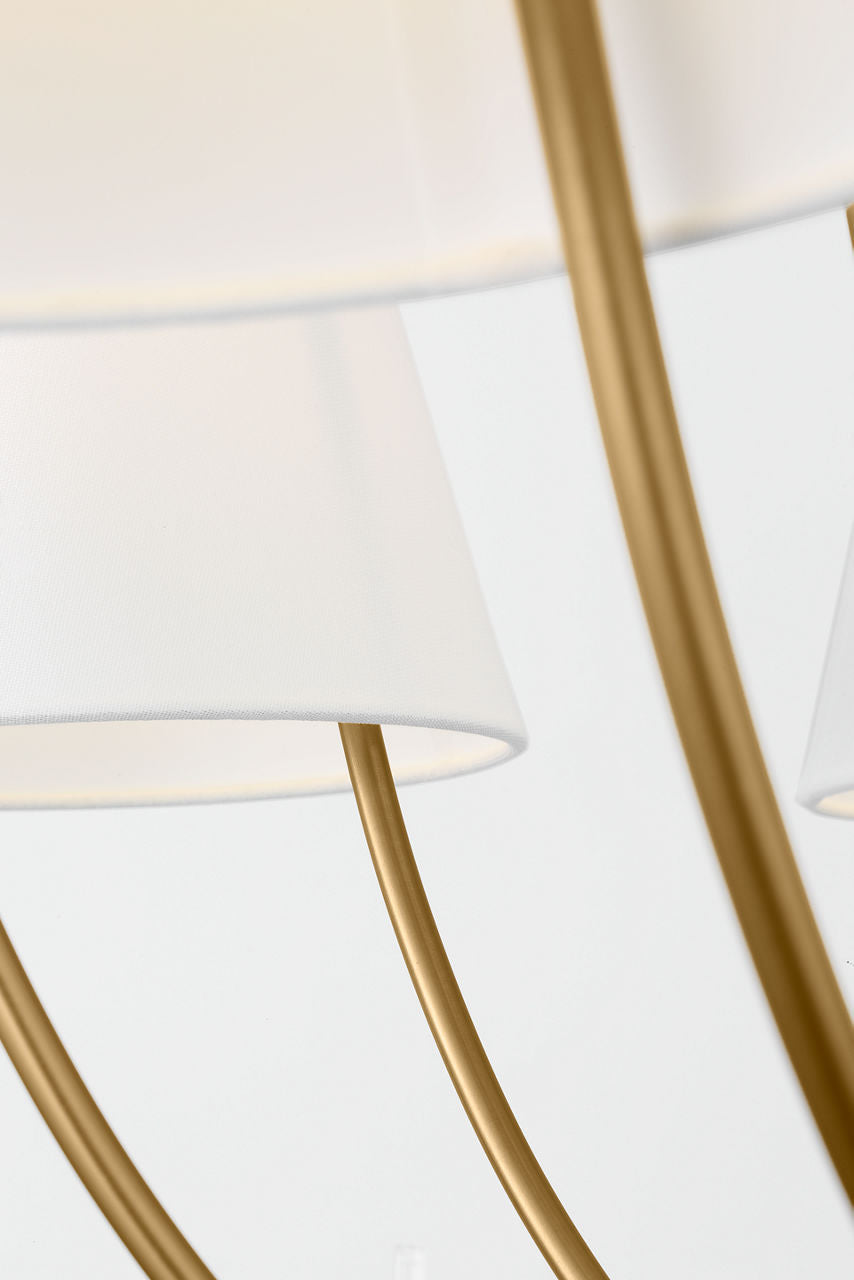 Visual Comfort Studio - CC18412BBS - 12 Light Chandelier - Marina - Burnished Brass | Burnished Brass
