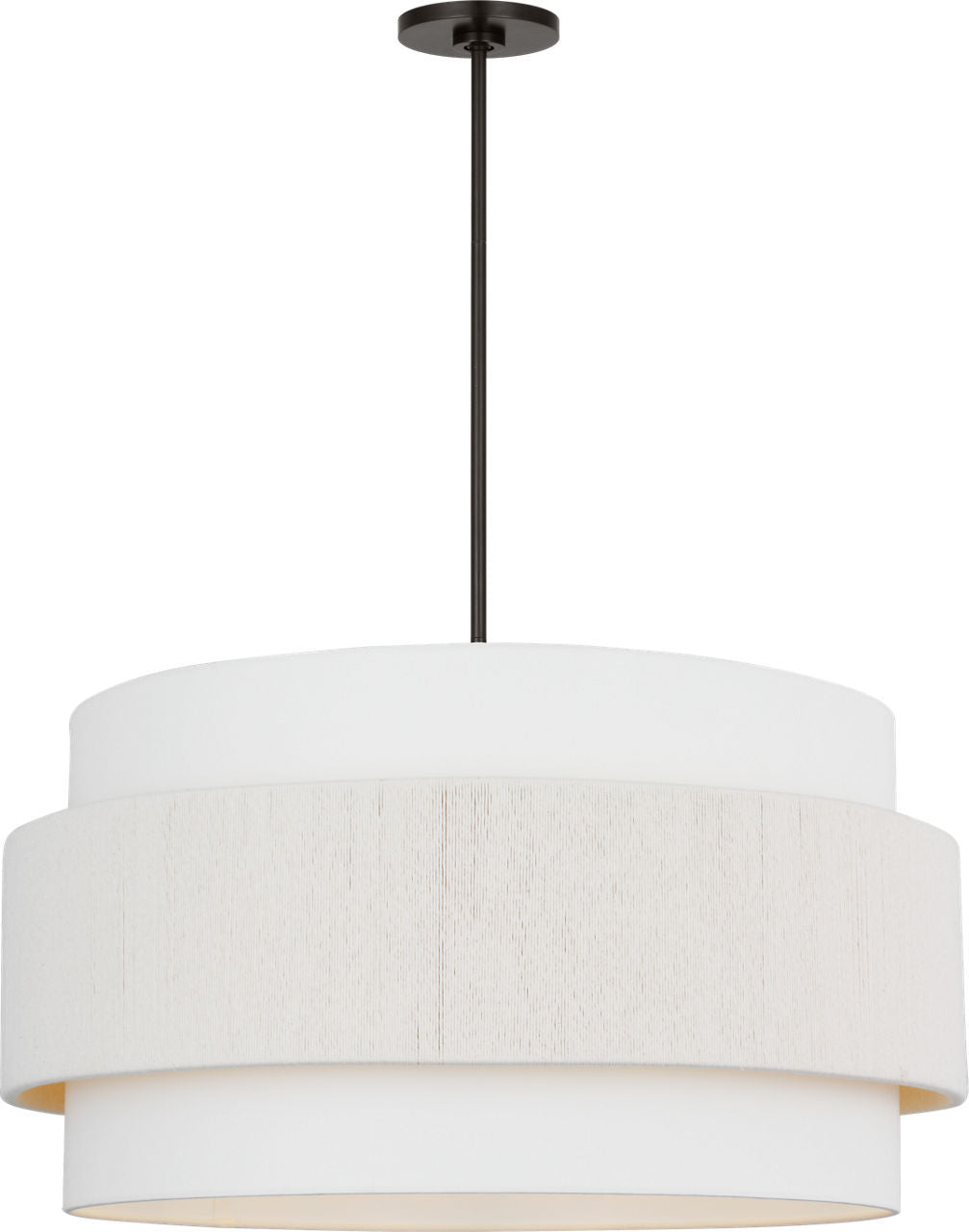 Visual Comfort Studio - EP1196AI - Six Light Hanging Shade - Belaro - Aged Iron | Aged Iron