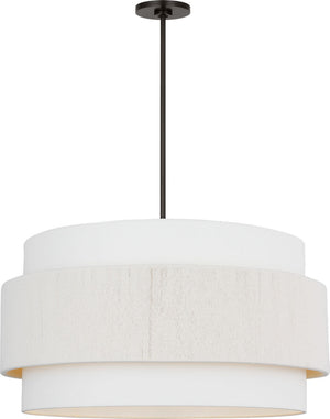 Visual Comfort Studio - EP1196AI - Six Light Hanging Shade - Belaro - Aged Iron | Aged Iron