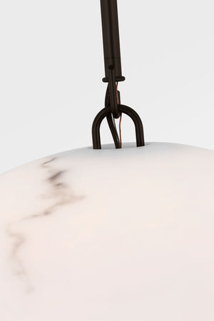 Visual Comfort Studio - CP1481AI - One Light Pendant - Savina - Aged Iron | Aged Iron