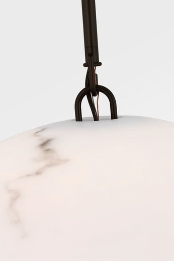 Visual Comfort Studio - CP1481AI - One Light Pendant - Savina - Aged Iron | Aged Iron