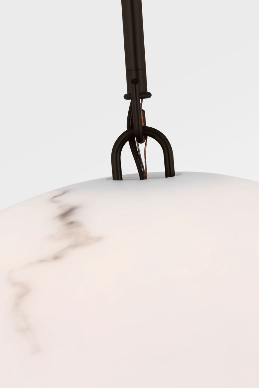 Visual Comfort Studio - CP1481AI - One Light Pendant - Savina - Aged Iron | Aged Iron