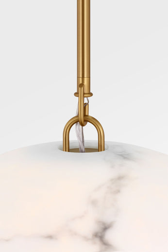 Visual Comfort Studio - CP1481BBS - One Light Pendant - Savina - Burnished Brass | Burnished Brass