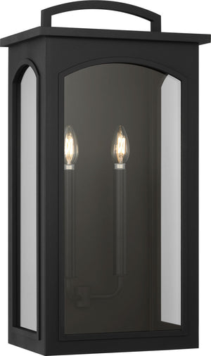 Visual Comfort Studio - CO1572TXB - Two Light Wall Lantern - Modesto - Textured Black | Textured Black